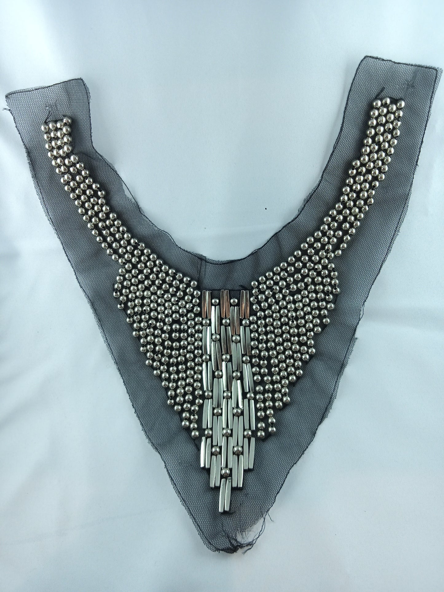 Plastron style métallique - 5 pièces - Référence: P001