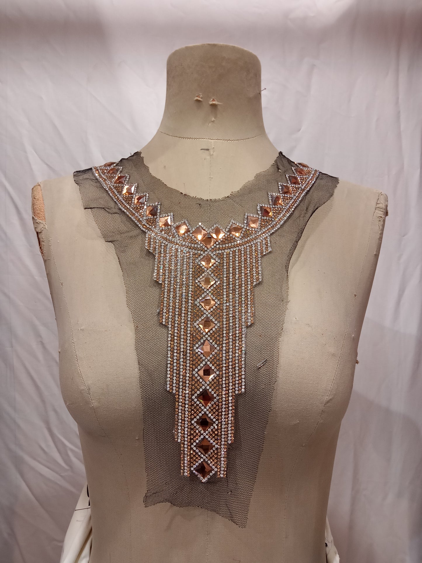 Plastron cristal - 5 pièces - Référence : P003