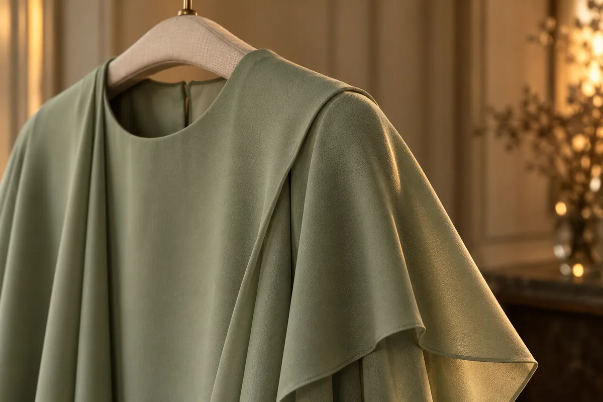 La robe cape, ou couvrir les épaules sans châle ni étole